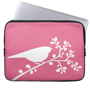 Protection Pour Ordinateur Portable Mod Birds and Berries {choisissez votre couleur}