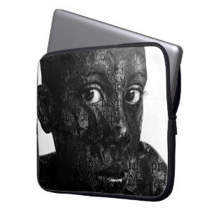 Protection Pour Ordinateur Portable mon mot en noir