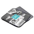 Monogramme Collage personnalisé Portable manches T
