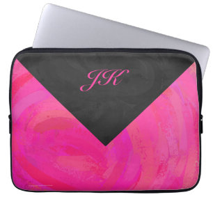 Protection Pour Ordinateur Portable Monogramme Passion Rose