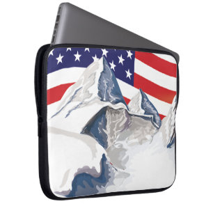 Protection Pour Ordinateur Portable Montagnes de ski