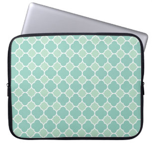 Protection Pour Ordinateur Portable Motif assez vert de Quatrefoil