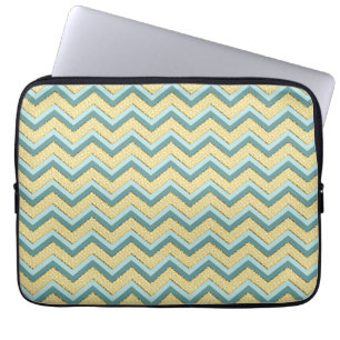 Protection Pour Ordinateur Portable Motif de Chevron de parties scintillantes de