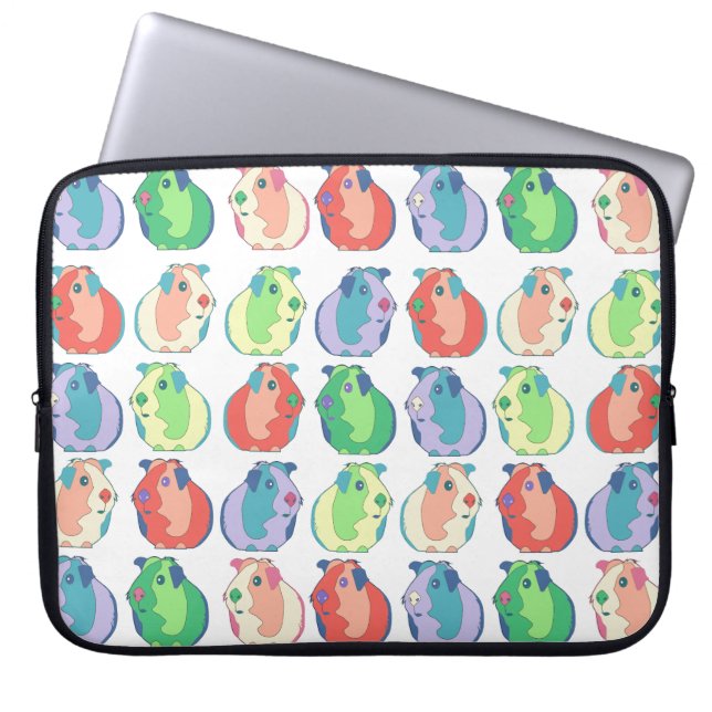 Protection Pour Ordinateur Portable Motif de cobaye d'art de bruit (Devant)