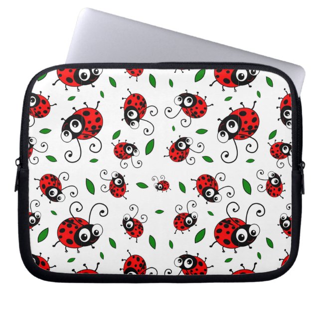 Protection Pour Ordinateur Portable Motif de coccinelle (Devant)
