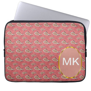 Protection Pour Ordinateur Portable Motif Foxglove Petal Paisley