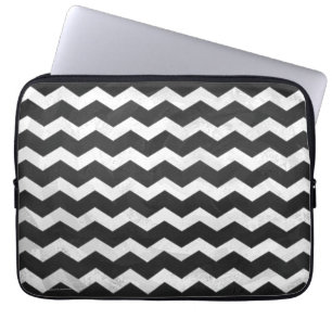 Protection Pour Ordinateur Portable Motif Kohl Black Chevron