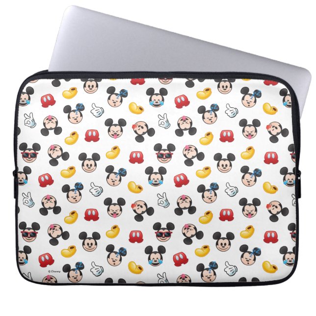 Protection Pour Ordinateur Portable Motif Mickey Mouse Emoji (Devant)
