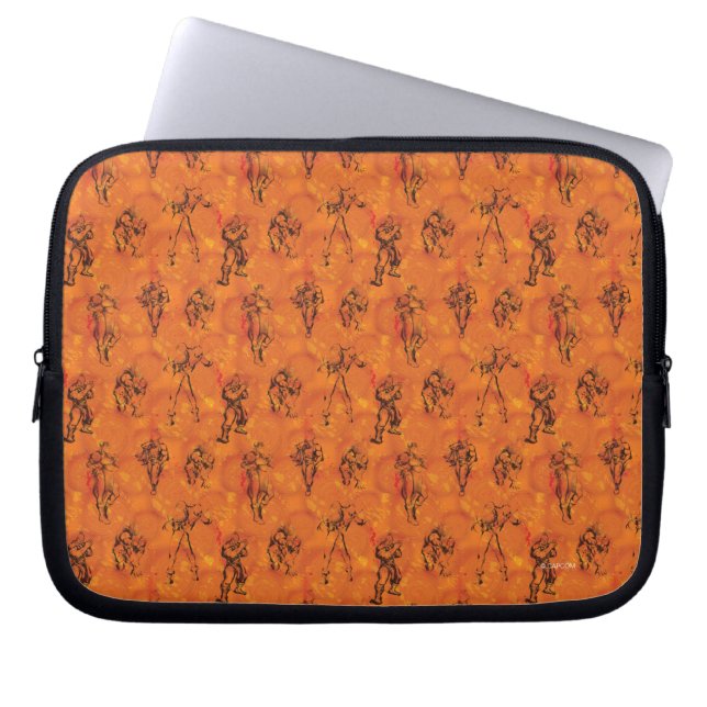Protection Pour Ordinateur Portable Motif orange de Street Fighter IV (Devant)