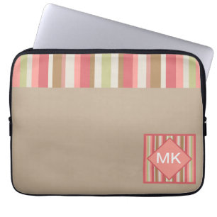Protection Pour Ordinateur Portable Motif Paprika Stripes