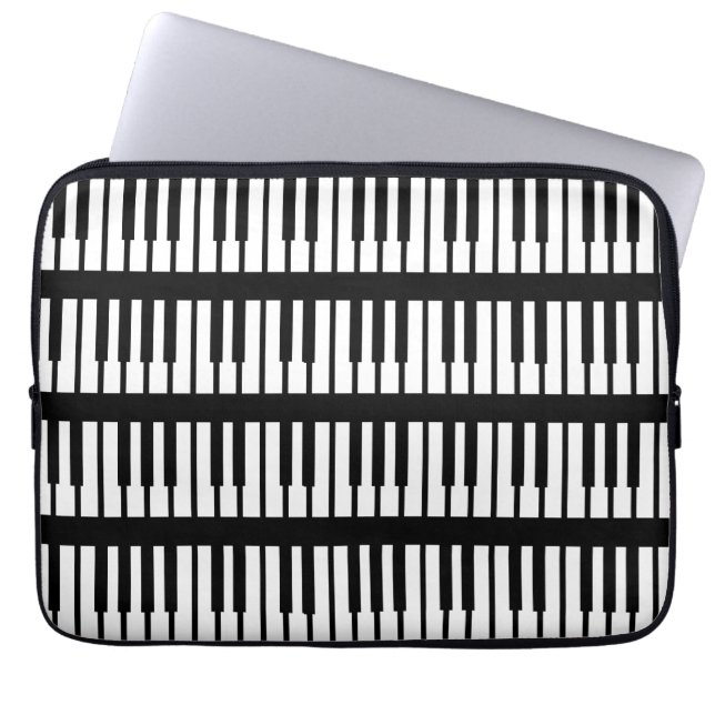 Protection Pour Ordinateur Portable Motif Piano Keys (Devant)