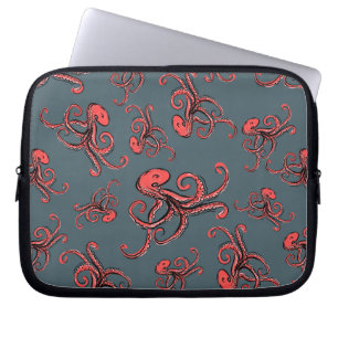 Protection Pour Ordinateur Portable Motif sournois de poulpe