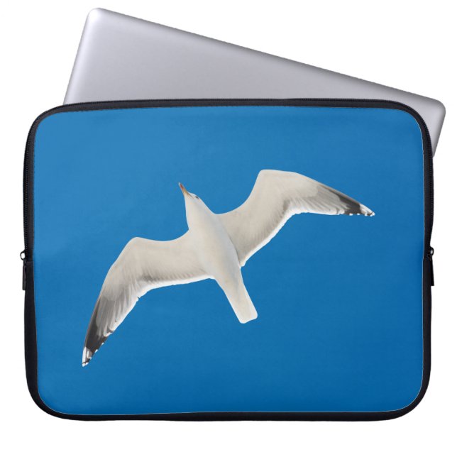Protection Pour Ordinateur Portable Mouette volante (Devant)