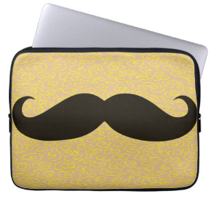 Protection Pour Ordinateur Portable Moustache drôle