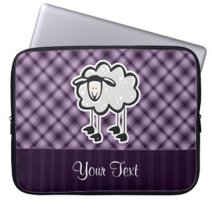 Protection Pour Ordinateur Portable Moutons pourpres