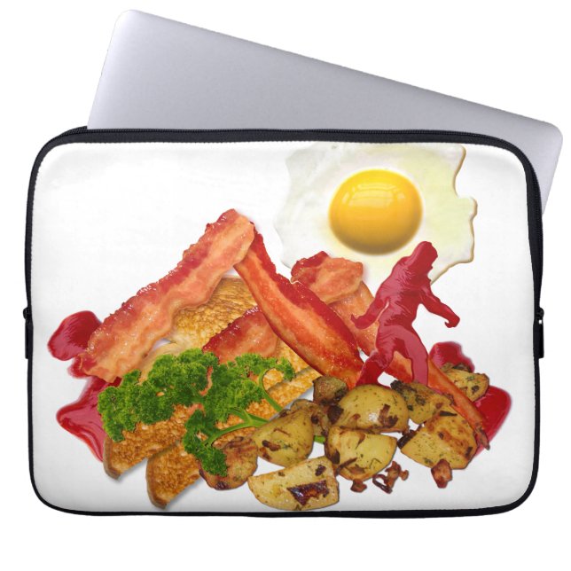 Protection Pour Ordinateur Portable My Ketchup Gone Squatchin pour Bacon Mountain (Devant)