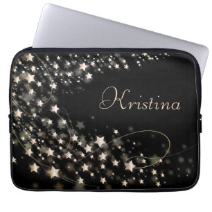 Protection Pour Ordinateur Portable Nom noir de coutume de star de Hollywood