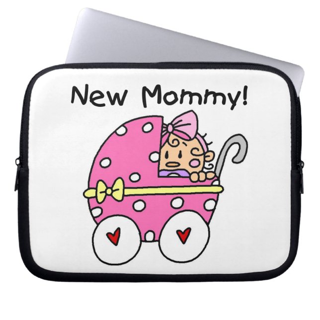 Protection Pour Ordinateur Portable Nouveaux cadeaux de fille maman bébé (Devant)