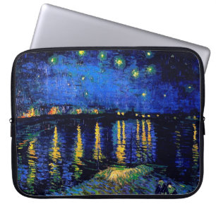 Protection Pour Ordinateur Portable Nuit étoilée sur le Rhône Van Gogh Art