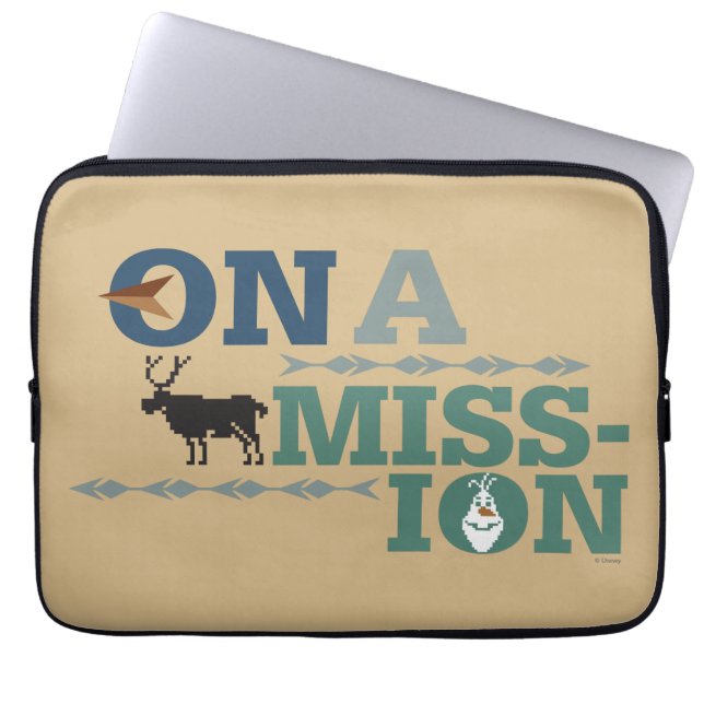 Protection Pour Ordinateur Portable Olaf & Sven | Sur une mission (Devant)