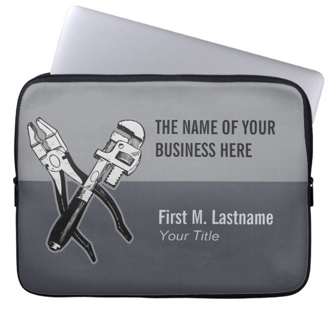 Protection Pour Ordinateur Portable OUTILS manches personnalisées pour ordinateur port (Devant)