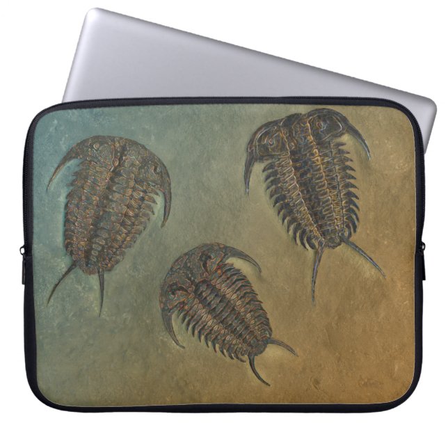 Protection Pour Ordinateur Portable "Paléo-chic" Ceraurus Fossil Trilobite (Devant)