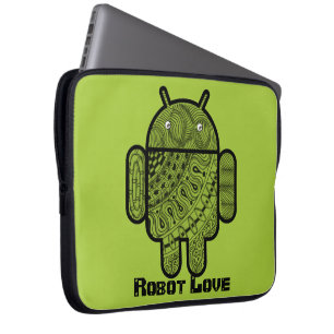 Protection Pour Ordinateur Portable Pancho Doodle Character pour le robot Android™