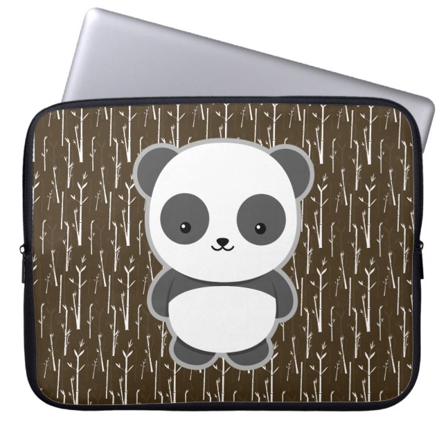 Protection Pour Ordinateur Portable Panda mignon (Devant)