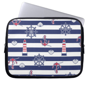 Protection Pour Ordinateur Portable Par le motif de mer