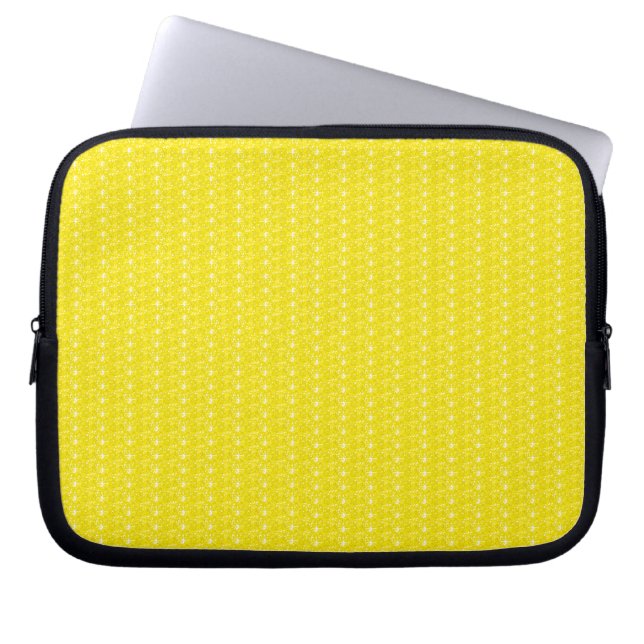 Protection Pour Ordinateur Portable Parties scintillant Jaune de l'ordinateur portable (Devant)