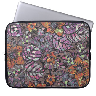 Protection Pour Ordinateur Portable Pastel Colours motif floral art numérique romantiq