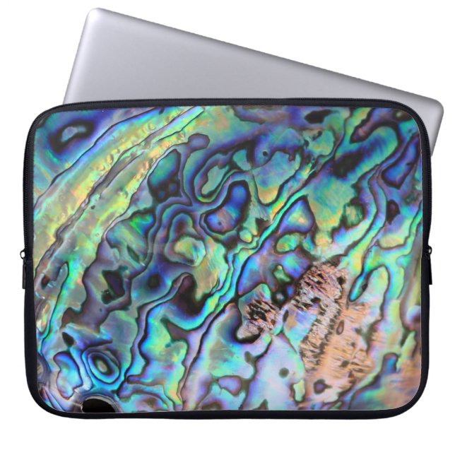 Protection Pour Ordinateur Portable Paua abalone belle coque en néoprène (Devant)