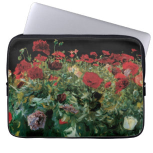 Protection Pour Ordinateur Portable Pavots par John Singer Sargent, Fleurs Vintage