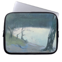 Paysage (en pastel sur la toile)