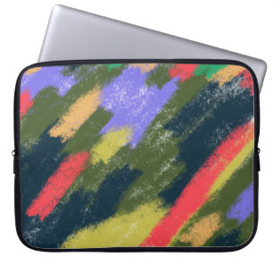 Protection Pour Ordinateur Portable Peinture de doigt Neoprène Manche Ordinateur Porta