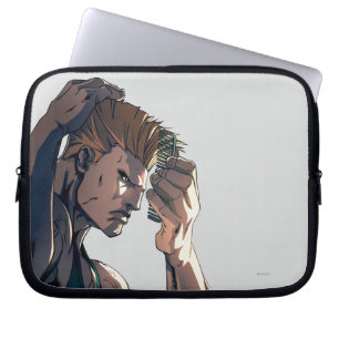Protection Pour Ordinateur Portable Perfidie peignant des cheveux