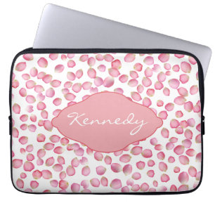 Protection Pour Ordinateur Portable Pétales rose poitrine pour ordinateur portable
