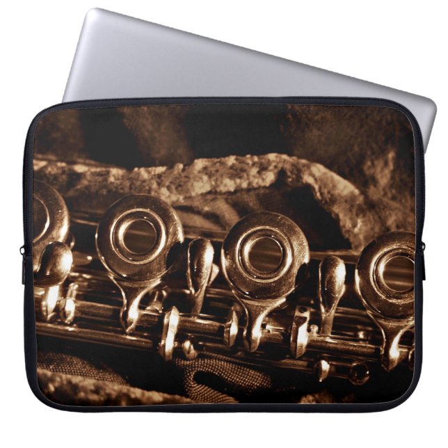 Protection Pour Ordinateur Portable Photo Flute (Devant)
