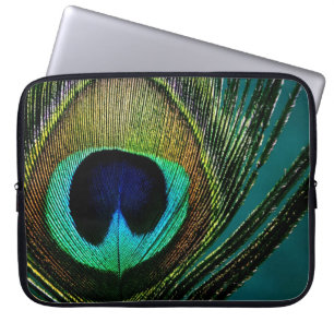 Protection Pour Ordinateur Portable Photographie Moderne de Plume Colorée et Exotique