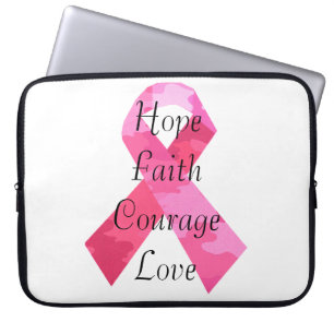Protection Pour Ordinateur Portable Pink Camouflage Ruban Faith Portable