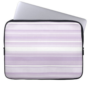 Protection Pour Ordinateur Portable Poignée rayures violettes