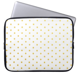 Protection Pour Ordinateur Portable Pois d'or de mode