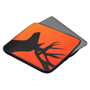 Protection Pour Ordinateur Portable Portable de tête de wapiti Abstrait