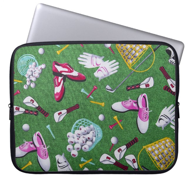 Protection Pour Ordinateur Portable Portable Motif Girl Golf (Devant)