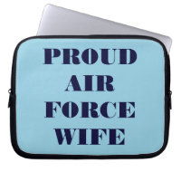 Portable Sleeve Fière Femme de la Force aérienne