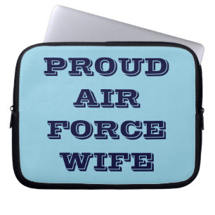 Protection Pour Ordinateur Portable Portable Sleeve Fière Femme de la Force aérienne