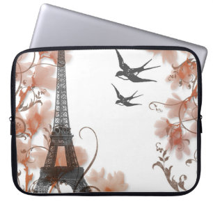 Protection Pour Ordinateur Portable Porte-portable romantique Paris Eiffel Tower