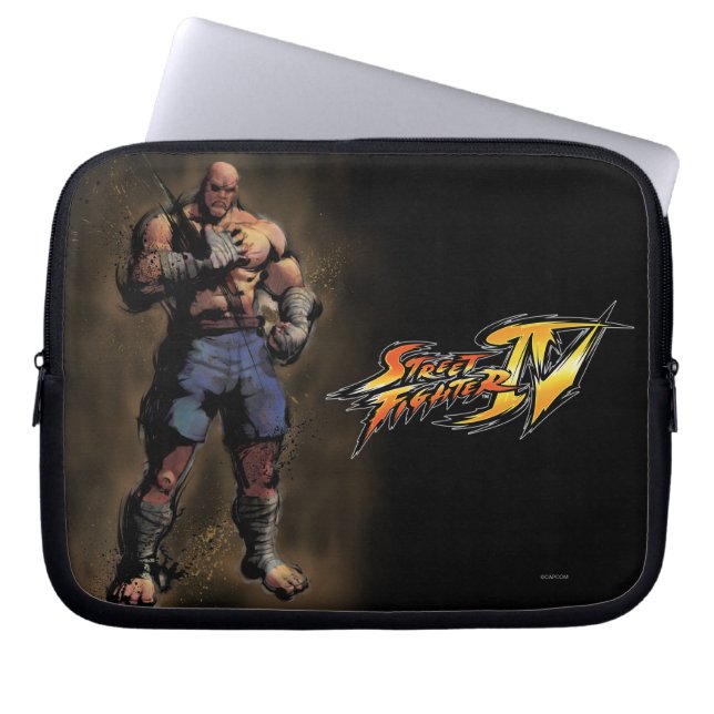 Protection Pour Ordinateur Portable Position de Sagat (Devant)