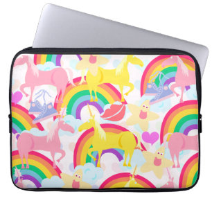 Protection Pour Ordinateur Portable Quatre-vingts Unicorn Rainbow Explosion