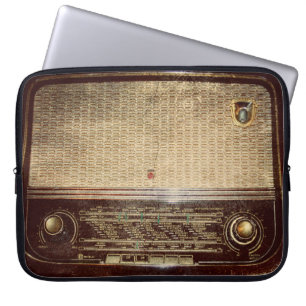 Protection Pour Ordinateur Portable Radio vintage
